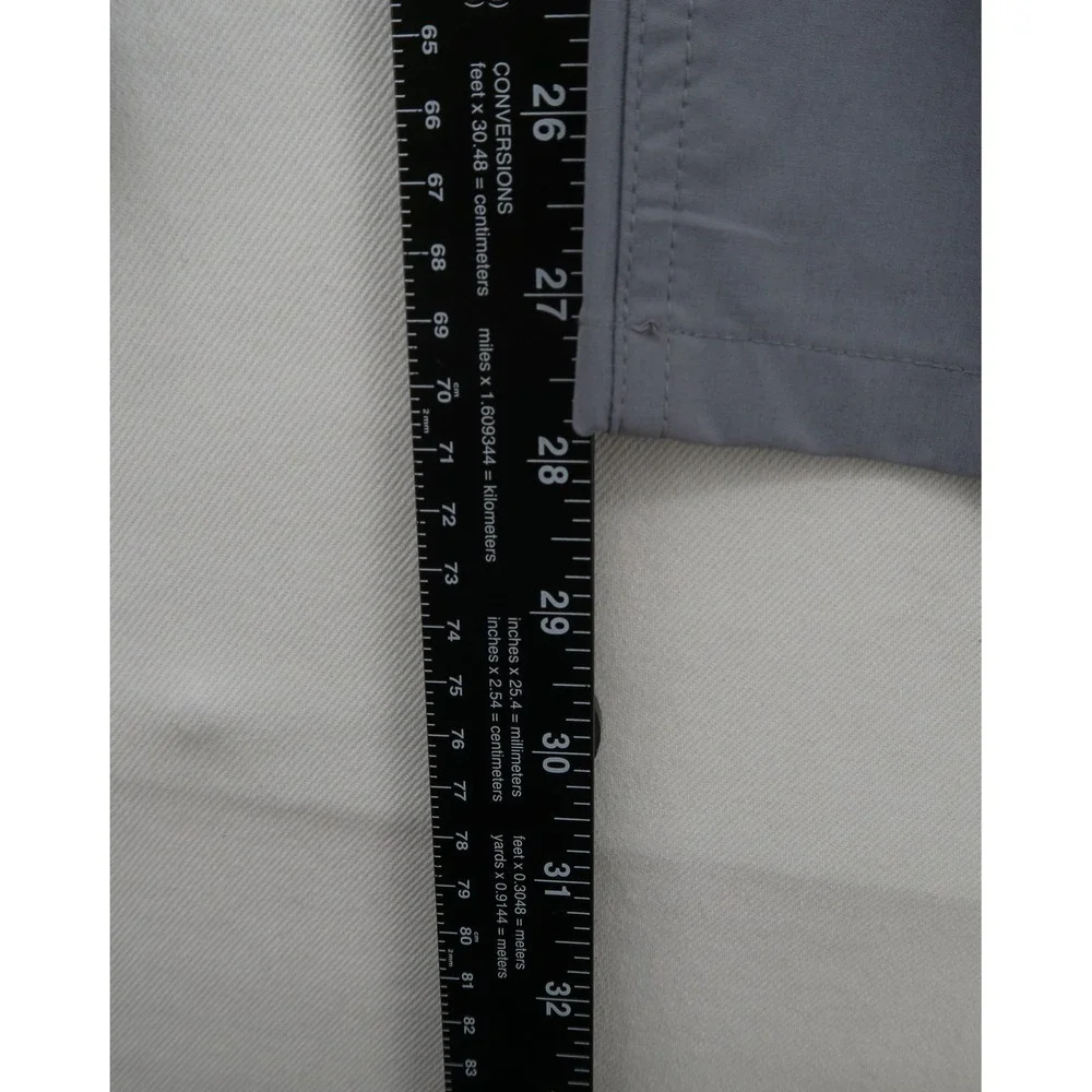 Fair Harbor Men Grey Recycled Polyester Performance Pants‎ W34 L30 V103413